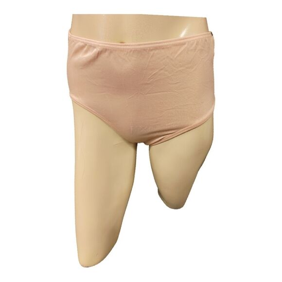 LADIES NYLON-LYCRA STRETCH PANTIES NUDE. - Picture 1 of 2